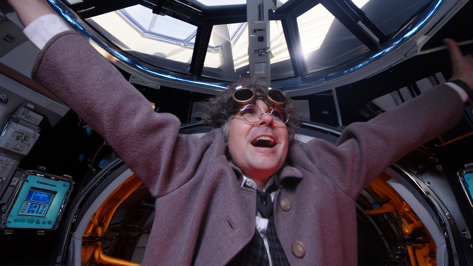 Imagen del carismático Dr. X+, interpretado por el astrofísico y músico Daniel Guirado (CSIC)