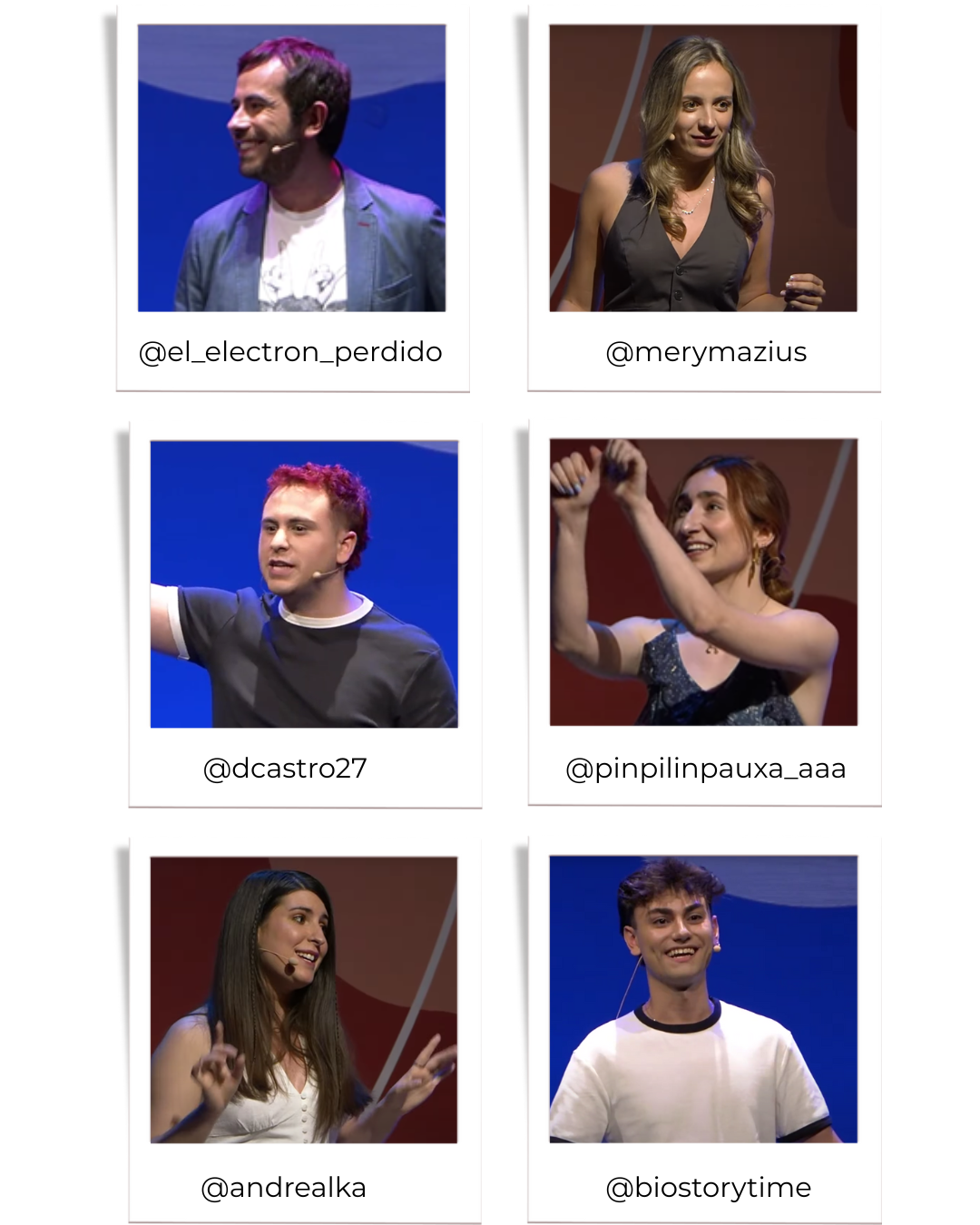 Imagen de los y las participantes