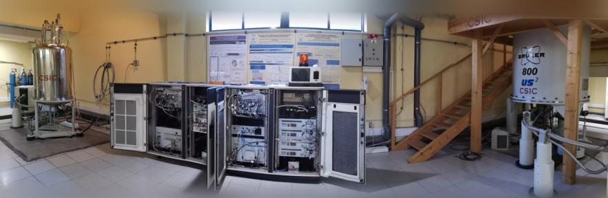 laboratorio de resonancia magnética nuclear